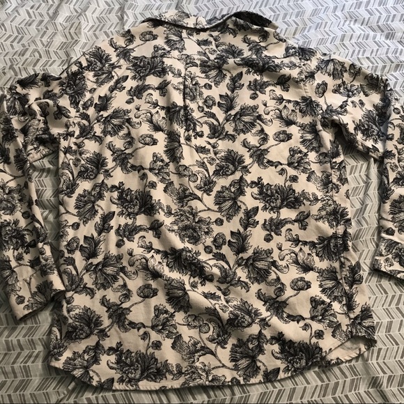 Obey Floral Wallpaper Flannel Button Down Shirt - Picture 8 of 9